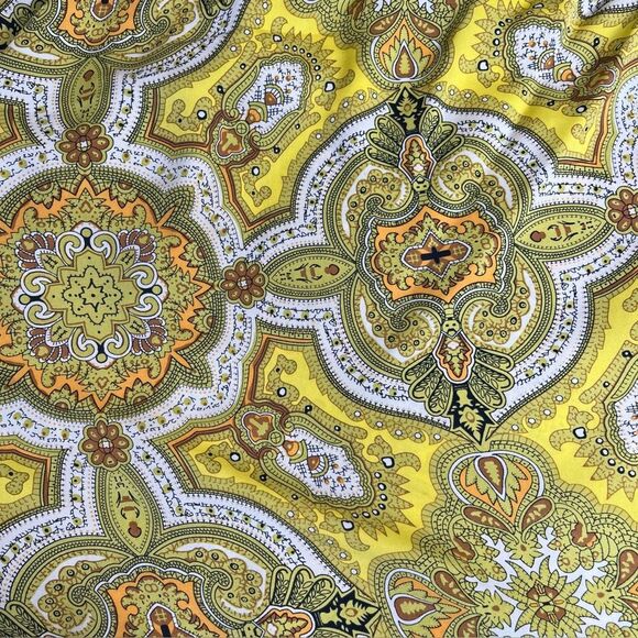 Vintage Y2K Nicole Miller Silk Dress Square Neck Sleeveless Ruching Women 10 - Picture 8 of 14